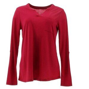 🎁 Diane Gilman DG2 Long SLV Pocket Tee 645-044